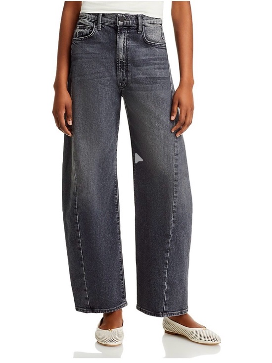 MOTHER Denim - MOTHER Denim Half Pipe Flood Black Jeans - Size 27